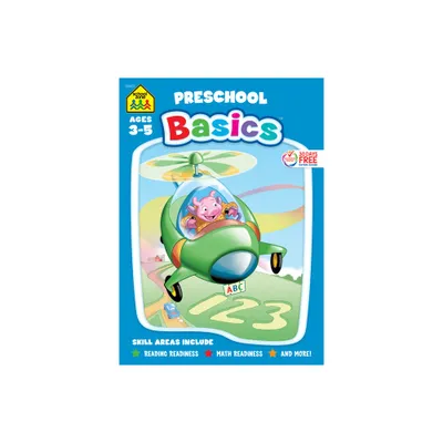 School Zone Preschool Basics 96-Page Workbook - (Paperback)