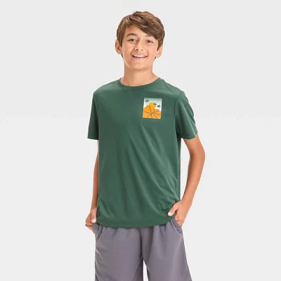 Boys Short Sleeve Sunset Graphic T-Shirt