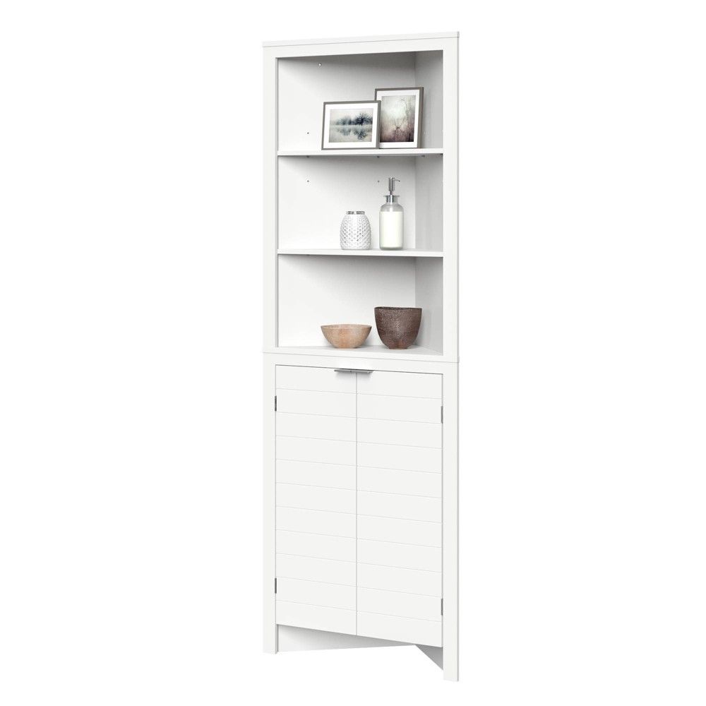 RiverRidge Home Monroe Two-Door Tall Cabinet - White