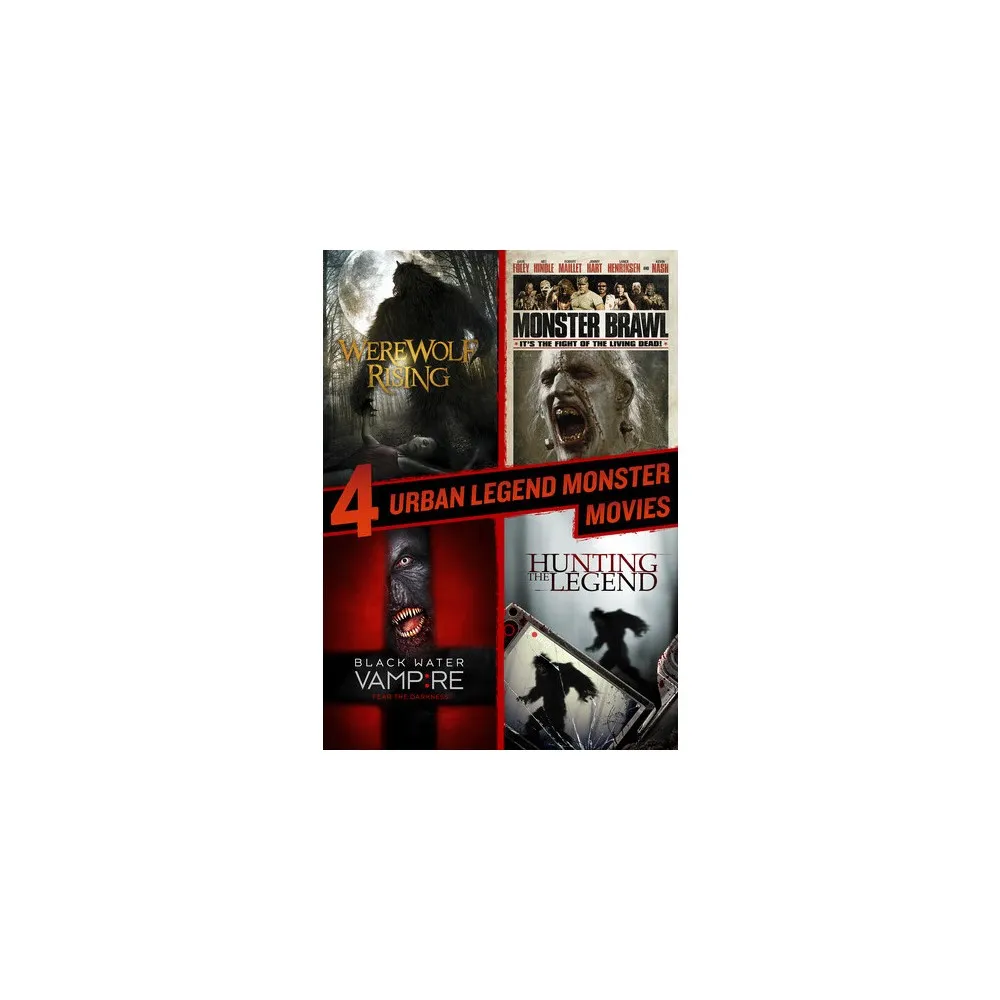 TARGET 4 Urban Legend Monster Movies (DVD) | The Market Place