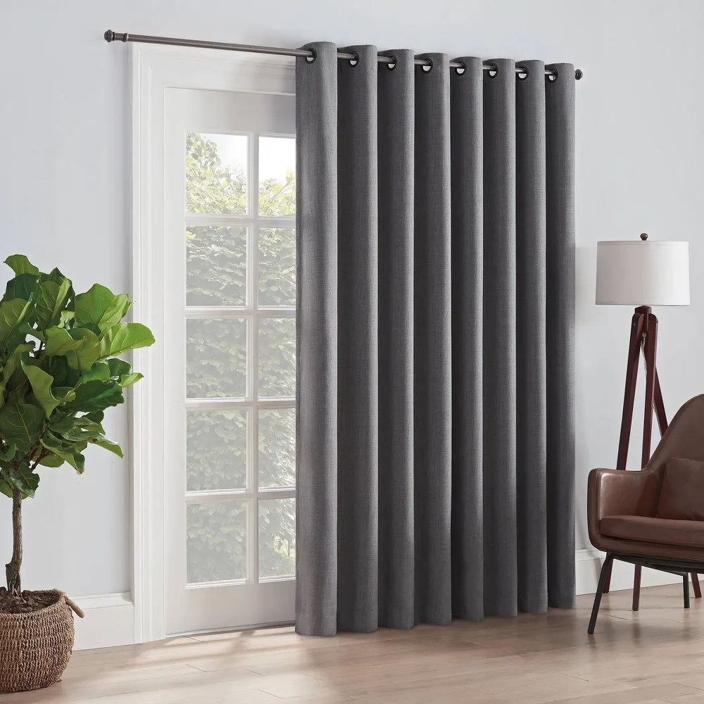 Eclipse 100x84 Rowland Wide Blackout Curtain Panel Light Gray Connecticut Post Mall
