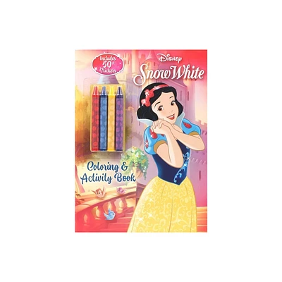 Disney: Snow White Coloring with Crayons - (Color & Activity with Crayons) by Delaney Foerster (Paperback)