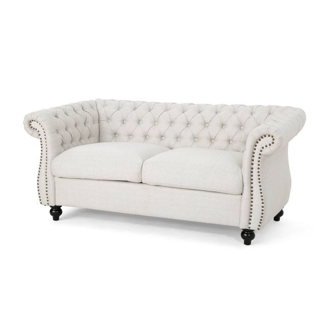 Somerville Traditional Chesterfield Loveseat - Home: Upholstered