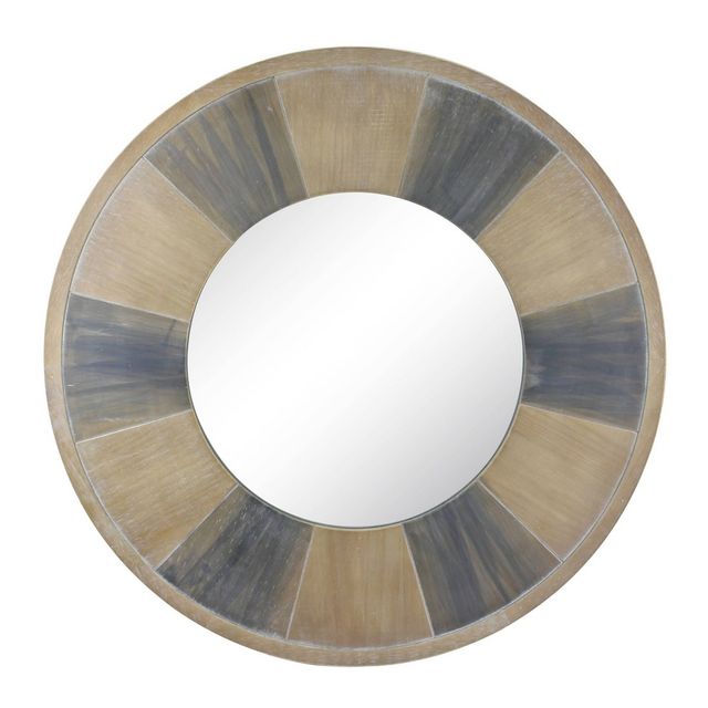 27 Round Rustic Mirror - Stonebriar Collection: Farmhouse Style