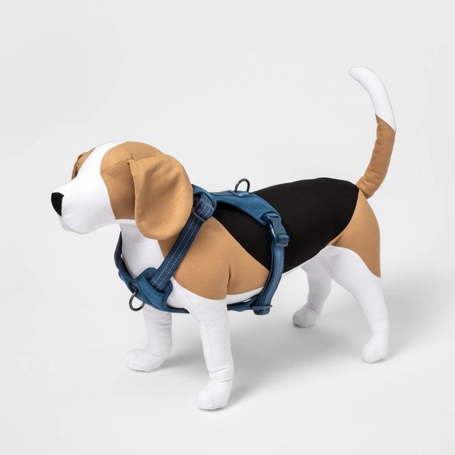 Reflective Comfort Dog Harness - L - Navy - Boots & Barkley