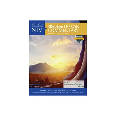 NIV(r) Standard Lesson Commentary(r) Large Print Edition 2021-2022 - by Standard Publishing (Paperback)