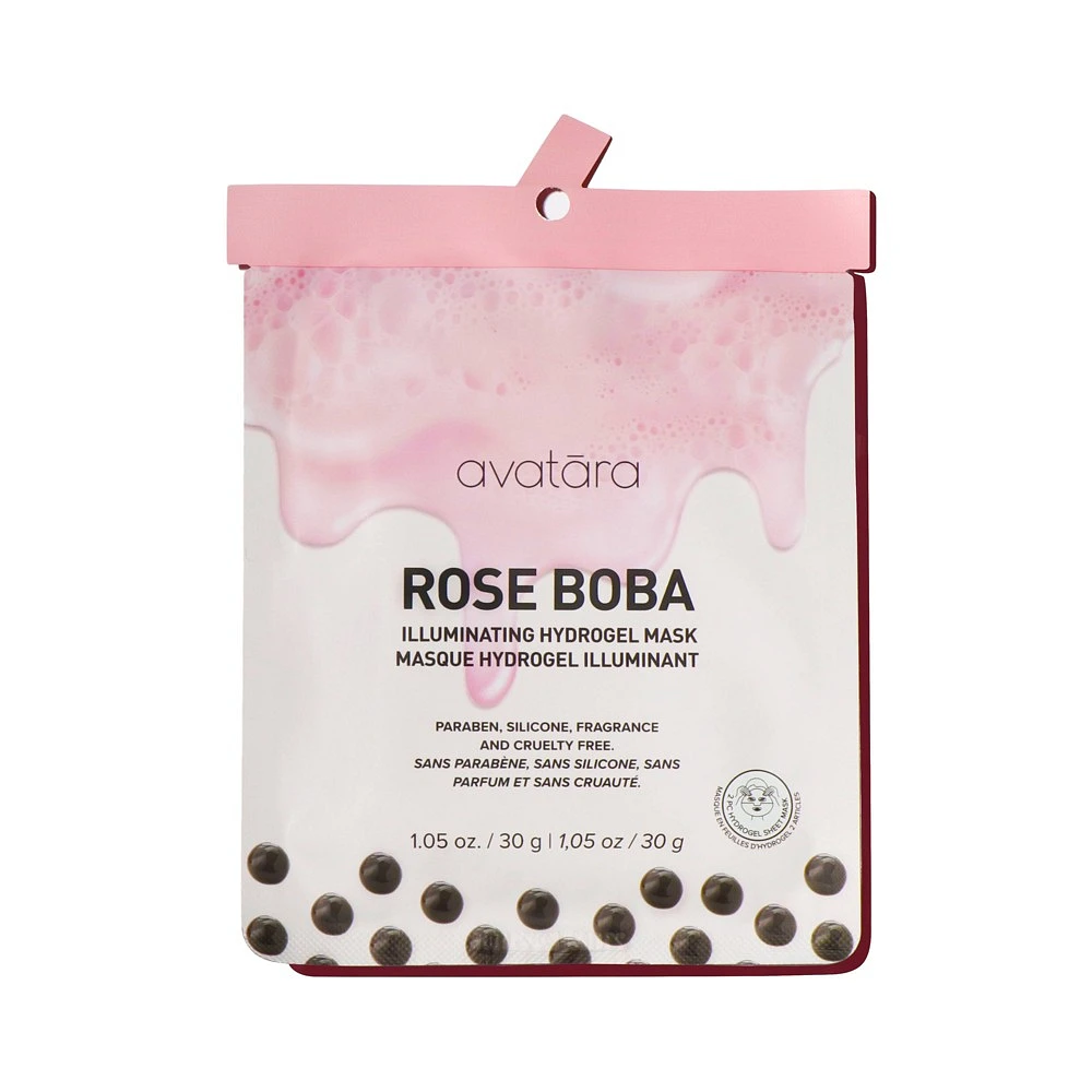 Avatara Rose Boba Hydrogel Face Mask - 0.98oz