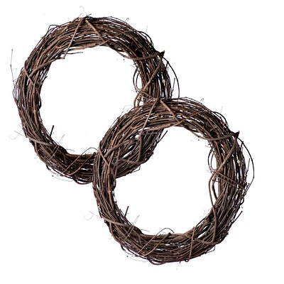 SuperMoss 18 2pk Grapevine Artificial Grapevine Wreath