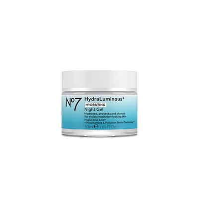 No7 HydraLuminous+ 2% Hyaluronic Acid Night Gel - 1.69 fl oz