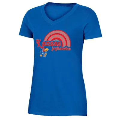 NCAA Kansas Jayhawks Girls V-Neck T-Shirt