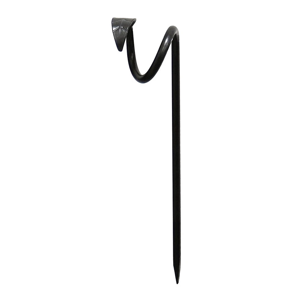 Achla Designs 6pk 14 H Graphite Wrought Iron Hose Guide Black