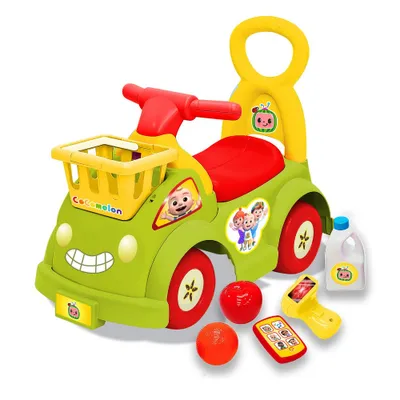 Cocomelon Healthy Habits Kids Ride-On with Sound,Songs, Lights and Bonus Toys