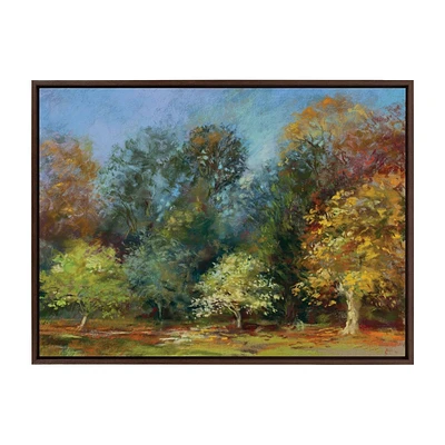 Kate & Laurel All Things Decor 28x38 Sylvie Forest Autumn All Day Canvas Art by Nel Whatmore: Transitional Style, Sawtooth Back Mount