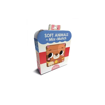 Soft Animals to Mix & Match Animals Around Me - by Little Genius Books (Bath Book)