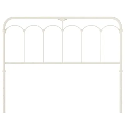 Full Jocelyn Metal Headboard Soft White - Hillsdale Furniture