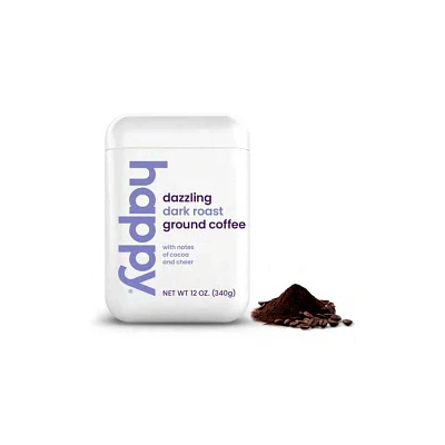 Happy Dark Roast Ground Coffee - 12oz