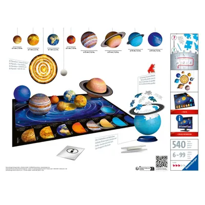 Ravensburger Solar System 3D Jigsaw Puzzle - 540pc