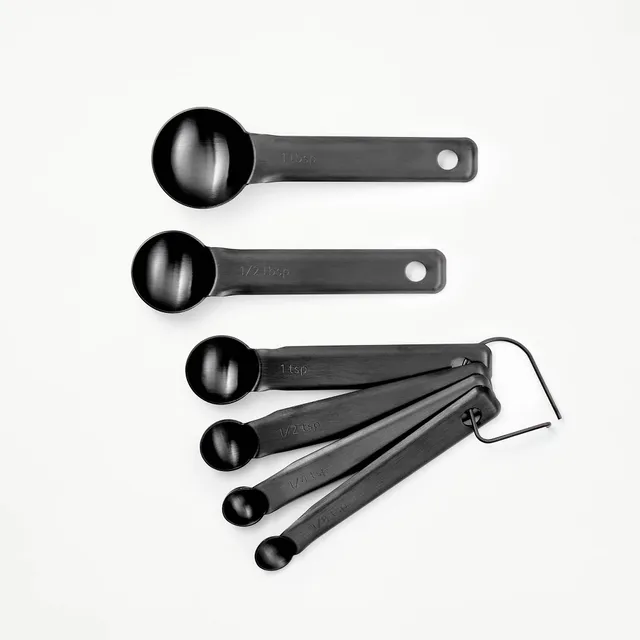 4pc Stainless Steel/Nylon Kitchen Utensil Set Dark Gray - Figmint™