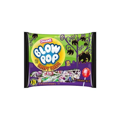 Blow Pop Halloween Assorted Lollipops - 30.25oz/55ct