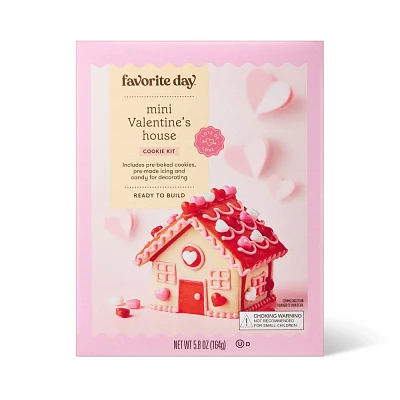 Valentines Mini House Cookie Kit - 5.8oz - Favorite Day