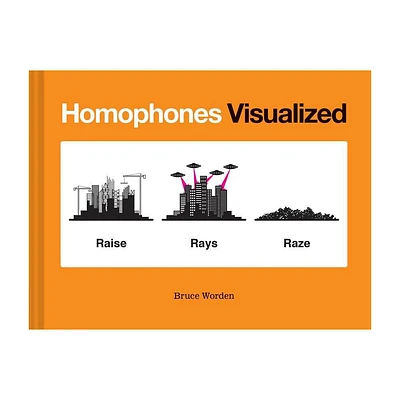 Homophones Visualized - by Bruce Worden (Hardcover)