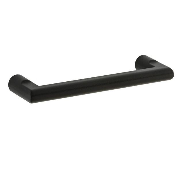 Sumner Street Home Hardware 5pk 4 Aspen Pull in Matte Black: Zinc Cabinet Handles & Drawer Pulls, Lifetime Warranty