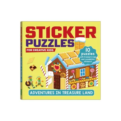 Sticker Puzzles; Adventures in Treasureland - by Gakken Early Childhood Experts (Paperback)