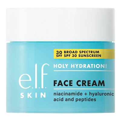 e.l.f. Holy Hydration! Broad Spectrum Sunscreen Face Cream SPF 30 - 1.76oz