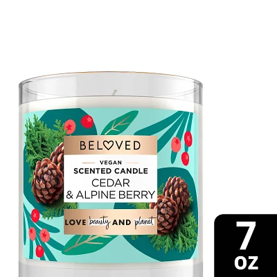 Beloved Cedar & Alpine Berry 1-Wick Candle - 7oz