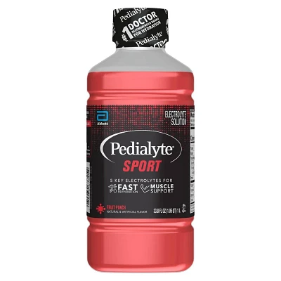 Pedialyte Sport Electrolyte Solution Hydration Drink - Fruit Punch - 33.8 fl oz