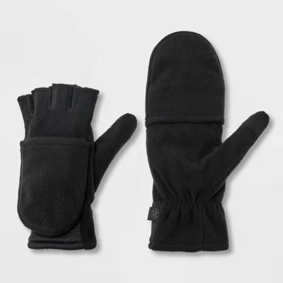 Mens Flip Top Fleece Gloves