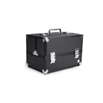 Caboodles Large Primped and Primed Train Case - Black - 13.7oz