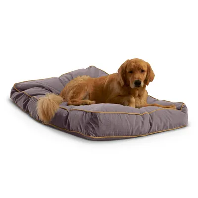 Kensington Garden Buster Reversible Rectangle Pillow Dog Bed - Smoke