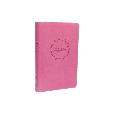 KJV, Deluxe Gift Bible, Imitation Leather, Pink, Red Letter Edition - by Thomas Nelson (Leather Bound)