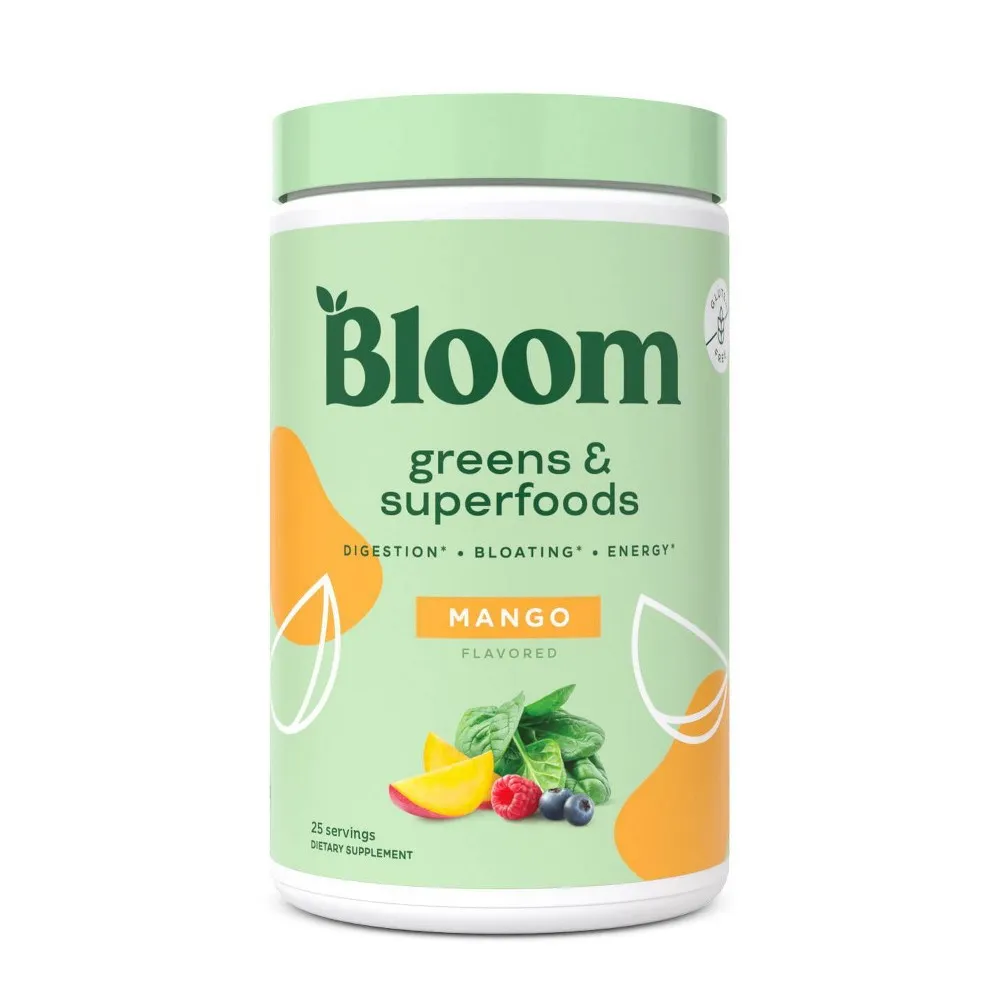 BLOOM NUTRITION Greens and Superfoods Powder - Mango