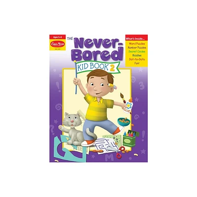 The Never-Bored Kid Book 2, Age 5 - 6 Workbook - by Evan-Moor Educational Publishers (Paperback)