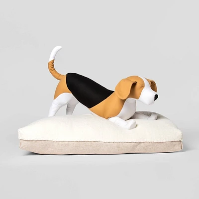 Rectangular Gusset Dog Bed - L - Boots & Barkley