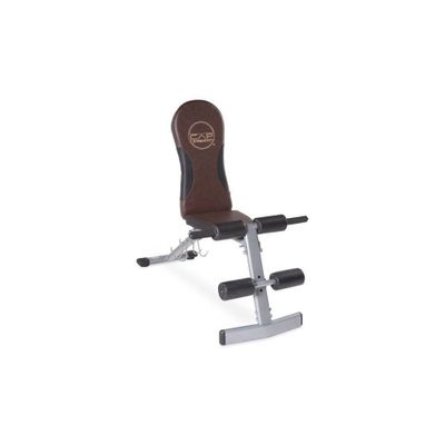 CAP Barbell Flat, Incline, Decline Weight Bench - Brown