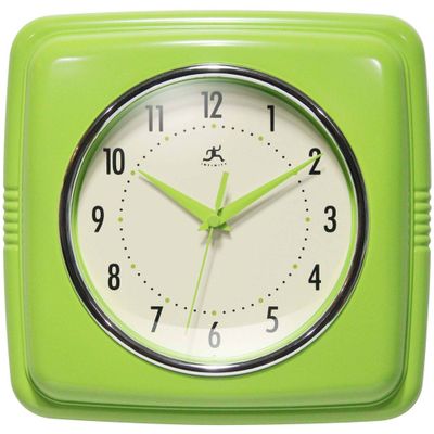 9 Square Retro Wall Clock