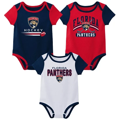 NHL Florida Panthers Boys 3pk Bodysuit