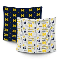 NCAA Michigan Wolverines Home & Away Baby Blanket - 2pk