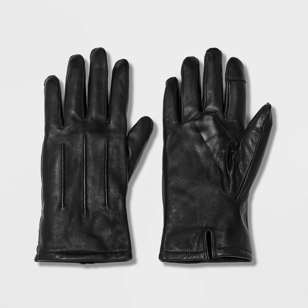 Mens Triple Trim Touch Dress Glove with Thinsulate Lined