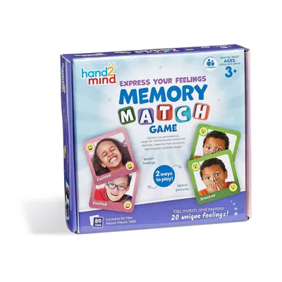 Hand2Mind Express Your Feelings Memory Match Game