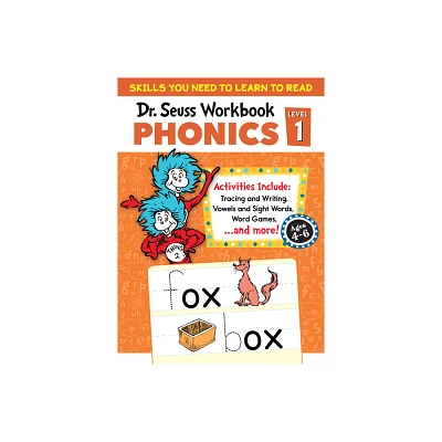 Dr. Seuss Phonics Level 1 Workbook - (Dr. Seuss Workbooks) by Dr Seuss (Paperback)