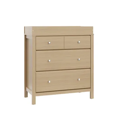 Storkcraft Carmel 3-Drawer Dresser with Changing Topper