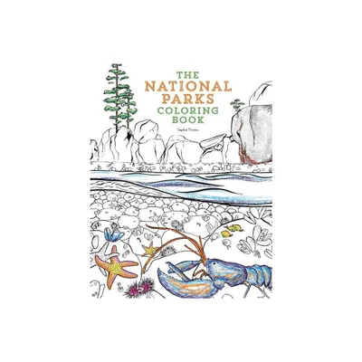 The National Parks Coloring Book - by Sophie Tivona (Paperback)