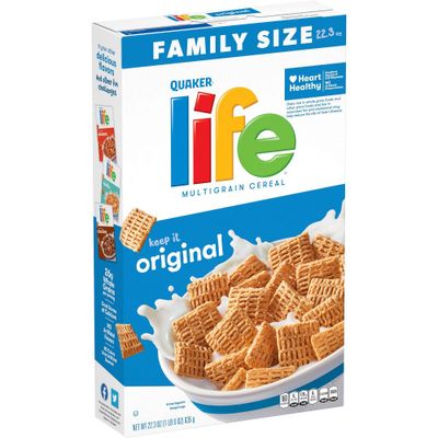 Quaker Life Original Family Size Cereal - oz