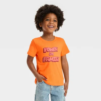 Toddler Boys Short Sleeve Power In The Family Graphic T-Shirt