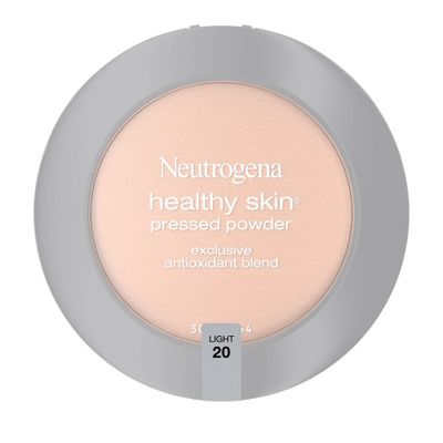 Neutrogena Healthy Skin Pressed Makeup Powder Compact with Antioxidants & Pro Vitamin B5 to Even Skin Toner - 20 Light - 0.34oz