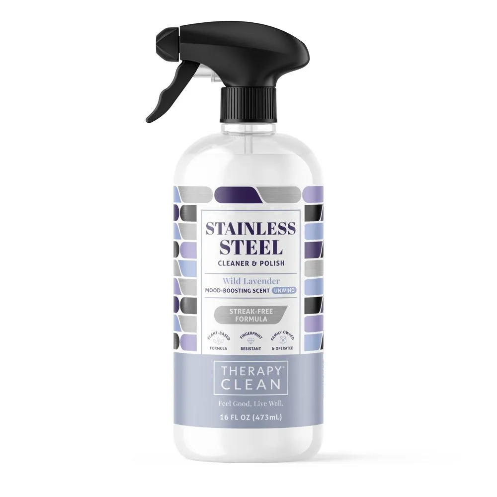 Therapy Clean Stainless Steel Cleaner & Polish - 16 fl oz